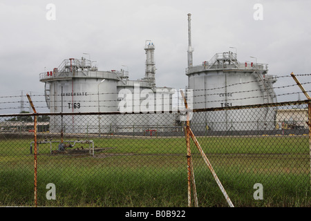 Oil Refinery At Seria, Brunei Stock Photo - Alamy