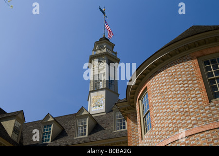 The Capitol, Colonial Williamsburg, Virginia Stock Photo