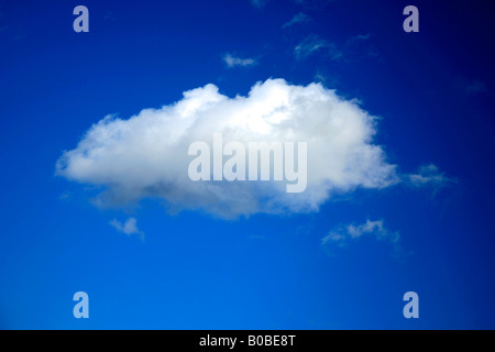 Cumulus Fractus clouds deep blue polarised sky Generic UK Stock Photo