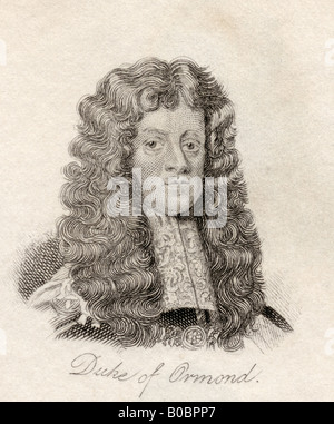 James Butler, 12th Earl, 1st Duke of Ormonde, 1610 - 1688. Irish statesman and soldier. Stock Photo