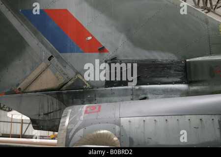 DETAIL RAF TORNADO 1980'S FIGHTER JET AIRCRAFT Stock Photo