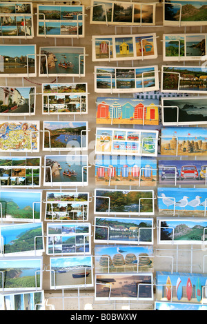 postcards rack Stock Photo