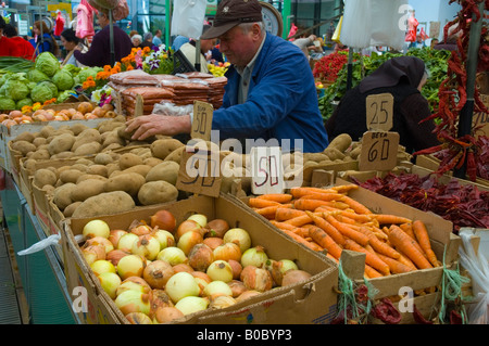 Zeleni venac market in central Belgrade Serbia Europe Stock Photo