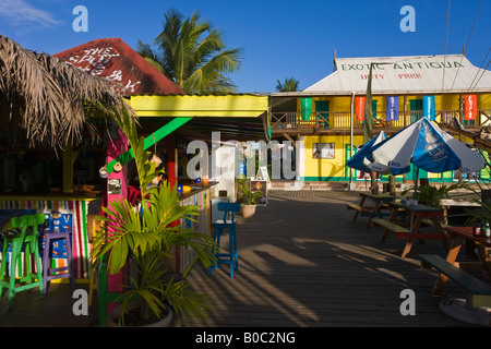 West Indies, Caribbean, Lesser Antilles, Leeward Islands, Antigua and Barbuda, Heritage Quay shopping district in St Johns Stock Photo