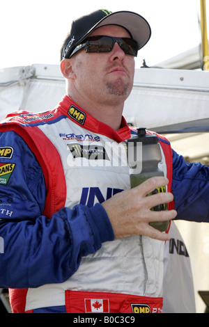 Race car driver Paul Tracy at the Toronto Grand Prix, Molson Indy in Toronto, Ontario. 2007 Stock Photo