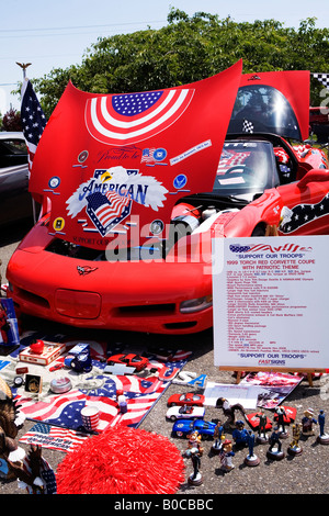 A red 1999 Chevrolet Corvette at a Car Show Stock Photo - Alamy