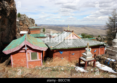 Tuvkhen Monastery, Mongolia Stock Photo