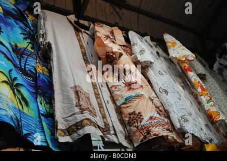 shirts, t-shirts for sale , jj market (chatachuk) bangkok Stock Photo