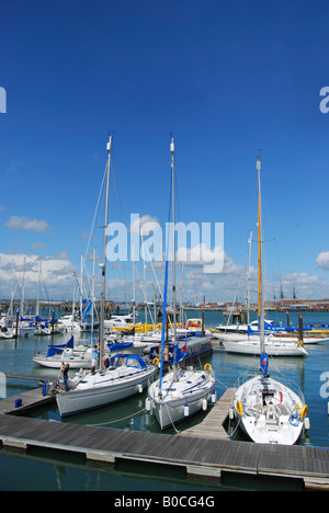 Gosport Marina, Mumby Road, Gosport, Hampshire, England, United Kingdom Stock Photo