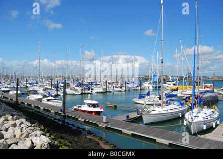 Gosport Marina, Gosport, Hampshire, England, United Kingdom Stock Photo