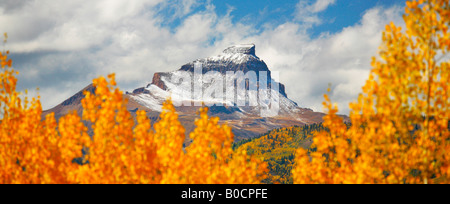 Uncompahgre Peak and Wilderness Area from Slumgullion Pass on Highway 149, Colorado Stock Photo