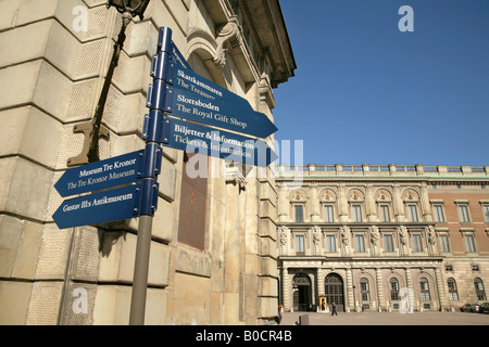 Kungliga Slottet or Royal Palace, Gamla Stan, Staden Island, Stockholm, Sweden. Stock Photo