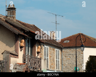 Commune of Barbizon. Seine et Marne Département. France Stock Photo