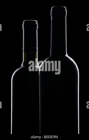 Wine bottles Stock Photo