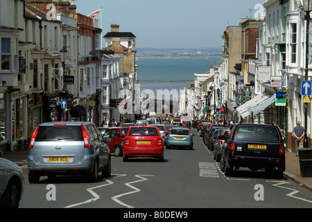 Union Street Shopping in the town centre of Ryde Isle of Wight England Stock Photo