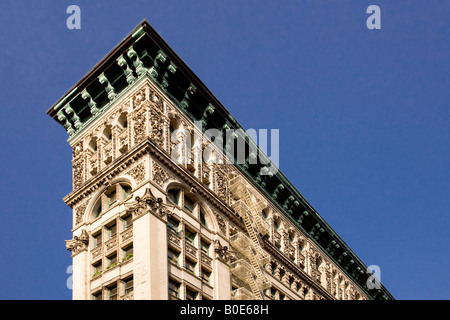 Cast iron building on Broome Street and Broadway in SoHo New York Stock Photo