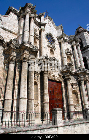 Cathedral de San Cristobal Havana Cuba Stock Photo