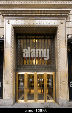 Saks Fifth Avenue Department Store, Midtown Manhattan, NYC, New York City Stock Photo