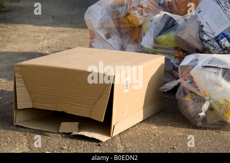 Bags of rubbish, UK. Stock Photo