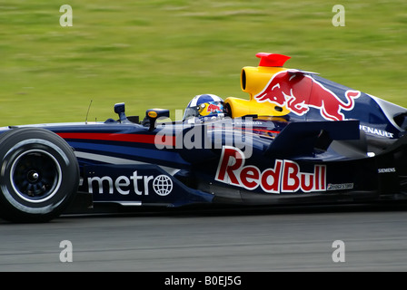 Red Bull Formula 1 Car - David Coulthard Stock Photo