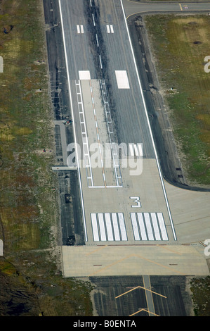 aerial above Point Mugu Naval Air Station, California Stock Photo