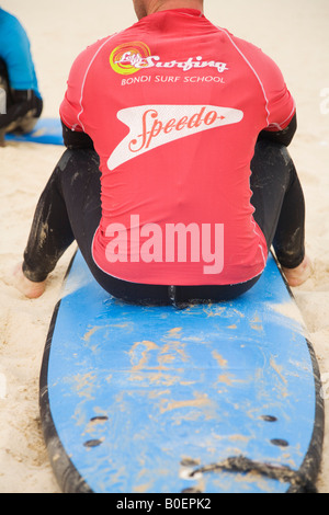 Learning to Surf at Bondi Beach, Australia Stock Photo - Alamy