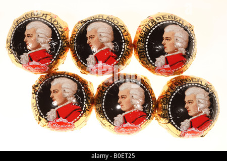 Sweets Mozart Kugeln Praline Stock Photo