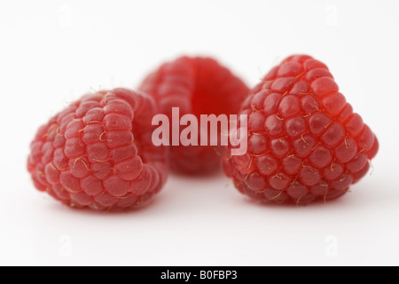 Fresh Raspberries Stock Photo