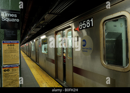 Times Square Subway Station, New York City Stock Photo