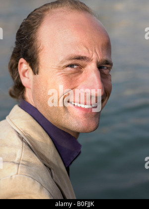 Man smiling Stock Photo