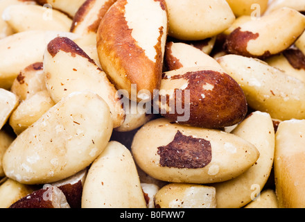 Brazil nuts close up Stock Photo