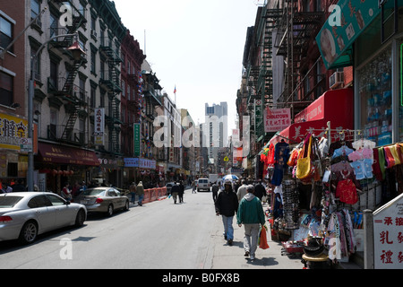Mott Street, Chinatown, Lower Manhattan, New York City Stock Photo
