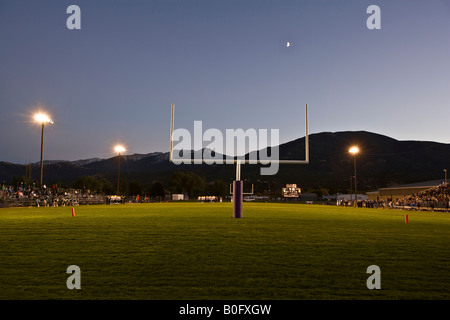 Night football game at Salida High School Stock Photo - Alamy
