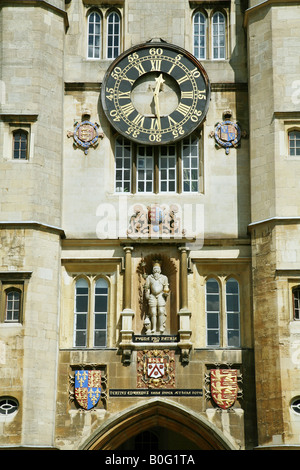 The entrance to the Chapel, Great Court Trinity College, Cambridge Stock Photo