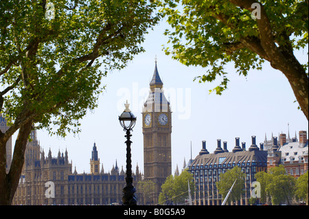 Big Ben and the Houses of Parliament - London Stock Photo