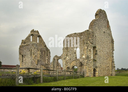 The remains of the guesthouse of Boxgrove Priory near Chichester, West Sussex. Stock Photo