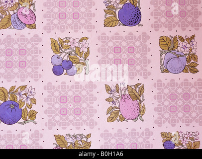 'Fruity' (lilac) an original design by Frank Kean (Dip Art.) Stock Photo