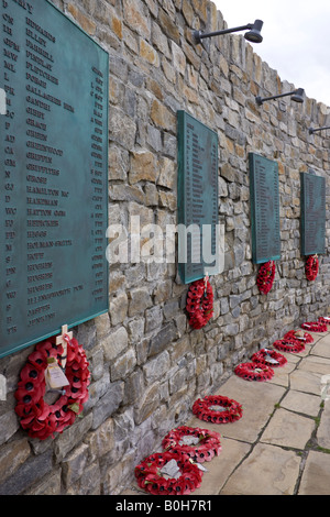 The Falklands War Memorial  - Port Stanley in the Falkland Islands Stock Photo