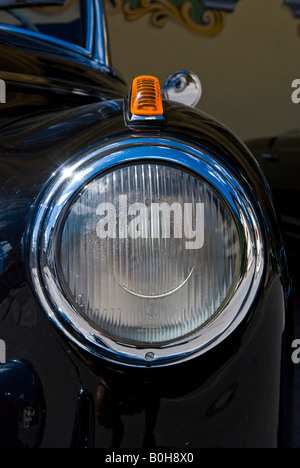 Vintage or classic car headlamp or front light, Mercedes-Benz 190 S Stock Photo