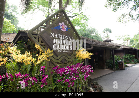Botanical gardens, National Orchid Garden, Singapore, Southeast Asia