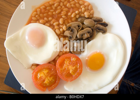 English breakfast, vegetarian Stock Photo