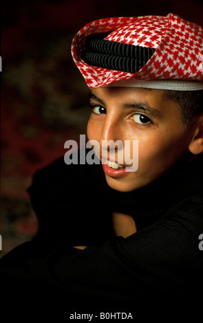 A portrait of a boy, Jordan. Stock Photo