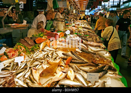 La Boqueria Market Barcelona Catalonia Spain Stock Photo