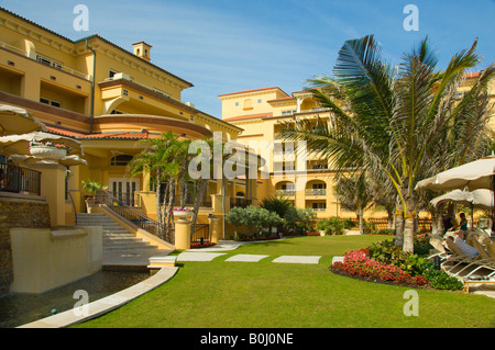 The exterior gardens of the Ritz Carlton resort in Palm Beach Florida USA Stock Photo