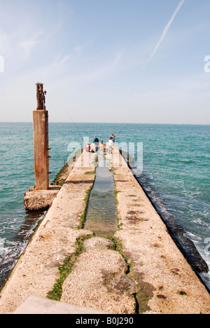 Tel Aviv. The jetty Stock Photo - Alamy