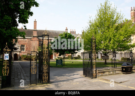 entrance to the kings manor part of the university of york north yorkshire england uk Stock Photo
