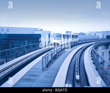 Sky Line at Frankfurt Airport,Germany Stock Photo