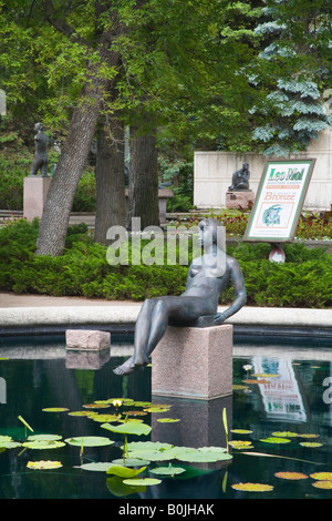 Leo Mol Sculpture Garden in Assiniboine Park Winnipeg Manitoba Canada Stock Photo