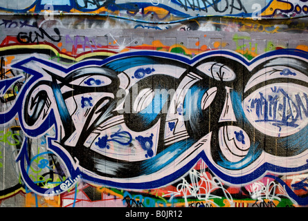 Banksy British Graffiti Artist Waterloo London UK Europe Stock Photo