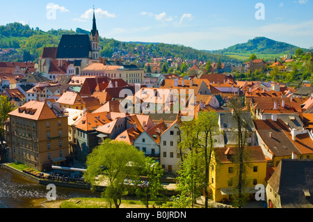 Cesky Krumlov Czech Republic Europe Stock Photo